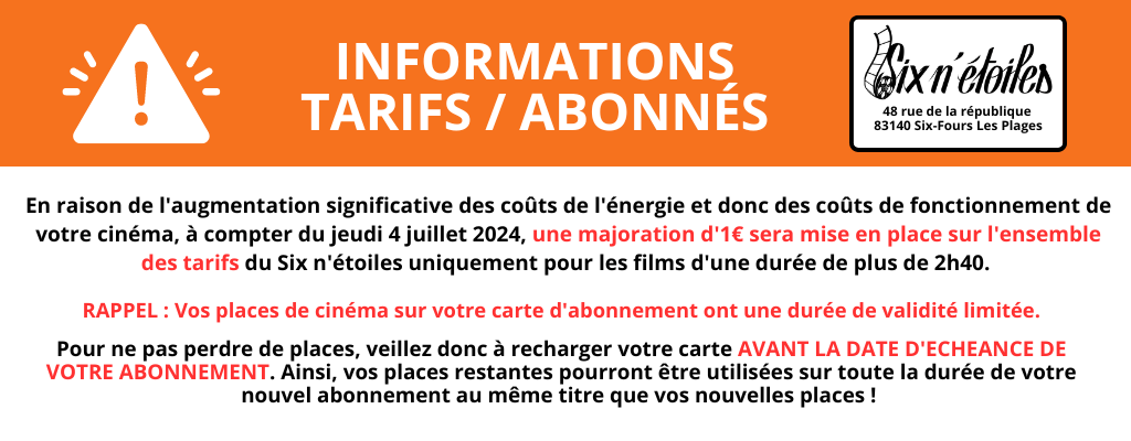 actualité INFO ABO TARIFS