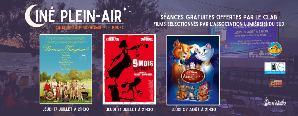 actualité Ciné plein air le brusc