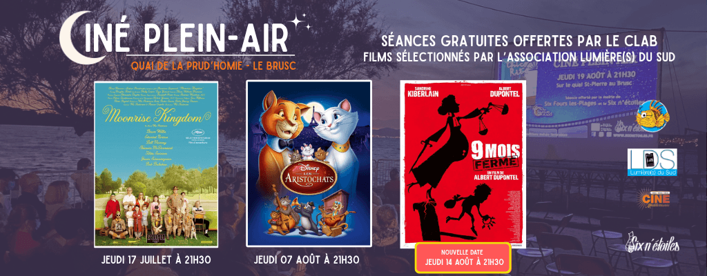 actualité Ciné plein air le brusc