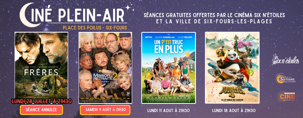 actualité Ciné plein air centre